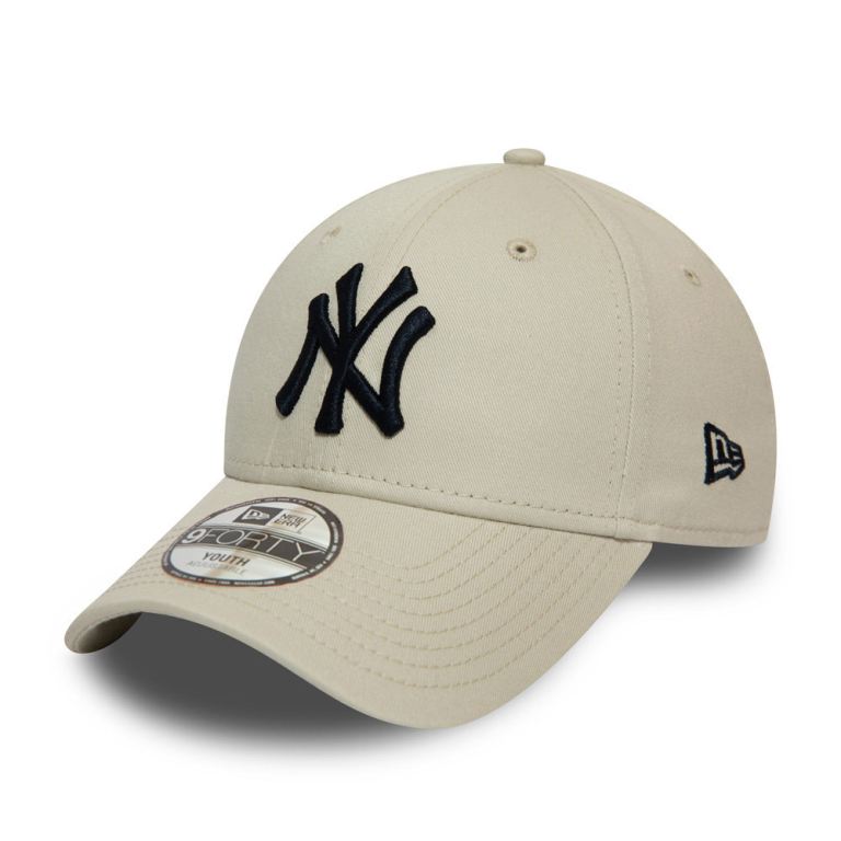 Gorras New Era 9forty Creme - New York Yankees Stone Kids 04138UKHG